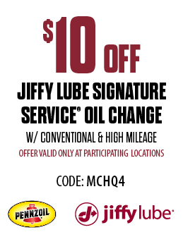Jiffy Lube Additional Services Coupon